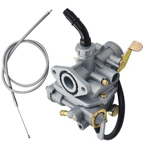 Carburetor with Throttle Cable Replacement for Honda CT70 CT70H CT 70 KO Trail Bike 1969-1977