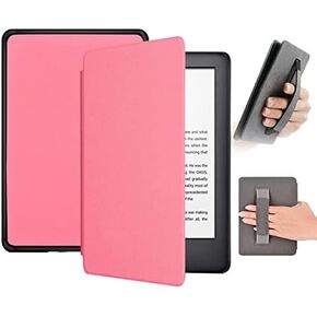 Case for Kindle 2022 11th Generation 6 Inch,Lightweight Magnetic Smart Cover with Auto Sleep/Wake for Amazon Kindle E-Reader 2022 with Hand Strap (Black)