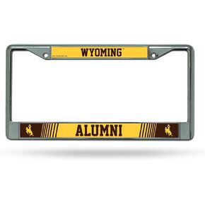 Rico Industries NCAA Laser Cut Inlaid Standard Chrome License Plate Frame