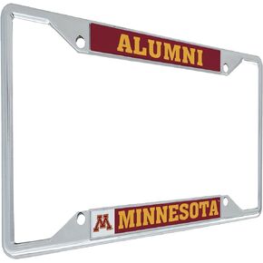 University of Minnesota Golden Gophers Metal License Plate Frame for Front or Back of Car Officially Licensed (Alumni)