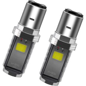 EverBrightt 2-Pack 900 Lumens White BA20D COB 12W Led لمبة للدراجات النارية BA20D أضواء عالية منخفضة الشعاع