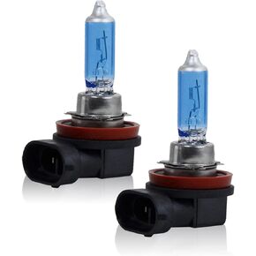 2 Pack Car Light Bulb, H11 Halogen Light Bulb with Super White, PGJ19-2 12V/100W Fog Light Bulb