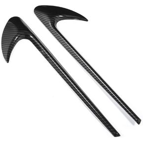 Car Side Fender Trim, 2Pcs Car Fender Stickers Decoration ABS Carbon Fiber Style Fit for Mercedes Benz CES CLS Class W205 W21