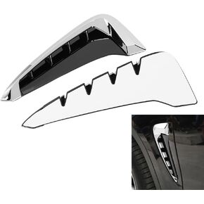 Side Vents for Cars, Car Fender Decorative Vent Fit for X5 F15 14-18 2pcs Car Fender Side Air Vent Cover Trim Sticker Decoration Side Fender Air Flow Decorative Vent Cover