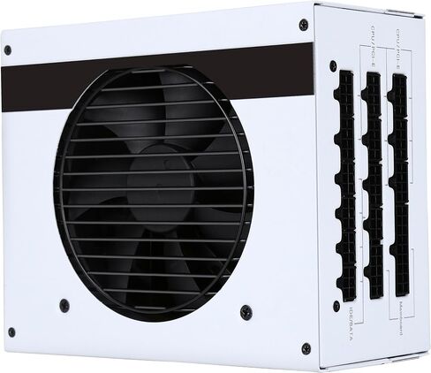 850W White Power Supply 80 Plus Gold Full Voltage Full Modular FDB Silent Fan ECO Mode 12V PSU ATX Power Supply for All Graphics Cards Black 10 Year Warranty in Saudi Arabia