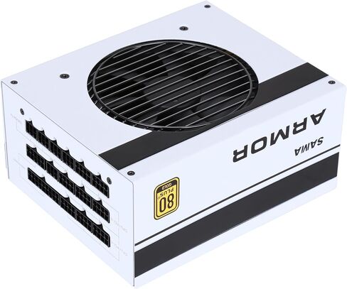 850W White Power Supply 80 Plus Gold Full Voltage Full Modular FDB Silent Fan ECO Mode 12V PSU ATX Power Supply for All Graphics Cards Black 10 Year Warranty in Saudi Arabia