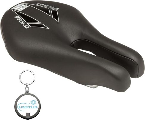 ISM PR 3.0 سرج دراجة من الفوم وبطانة جل للدراجة للطرق والجبال والدراجات الهجينة مع ضوء سلسلة مفاتيح Lumintrail in Kuwait