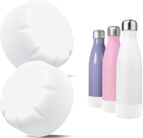 Silicone Boot Compatible with Owala Kids Water Bottle 14/16 oz & S'well 17oz Water Bottle and More 12/17 oz Stainless Steel Water Bottles, Anti-Slip Bottom Protector Sleeve in Saudi Arabia