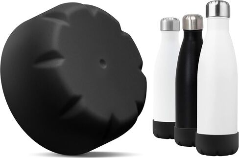 Silicone Boot Compatible with Owala Kids Water Bottle 14/16 oz & S'well 17oz Water Bottle and More 12/17 oz Stainless Steel Water Bottles, Anti-Slip Bottom Protector Sleeve in Kuwait