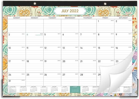 تقويم مكتب 2023 - تقويم 2023 18 تقويم شهري من يوليو 2022 - ديسمبر 2023، 12 بوصة × 17 بوصة، تقويم مكتب 2022-2023، كتل كبيرة مسطرة للتخطيط والتنظيم in Kuwait