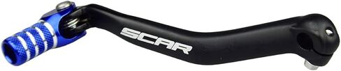SCAR Folding Gear Shift Lever Shifter Pedal Forged Compatible with Yamaha YZ 125 125X 250 YZ250X 05-24 Fantic XX XE 125 22-24 - Black in Kuwait
