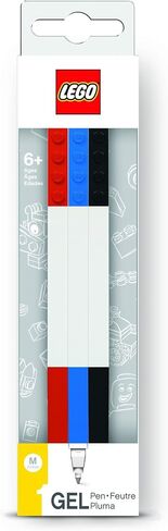 IQ LEGO Stationery Colored Gel Pens 3 Pack with Building Bricks in Saudi Arabia
