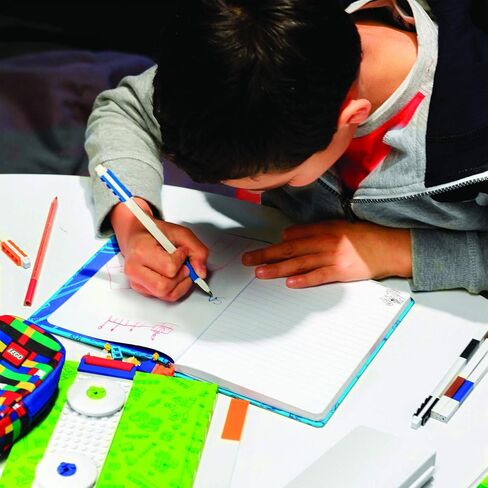 IQ LEGO Stationery Colored Gel Pens 3 Pack with Building Bricks in Saudi Arabia