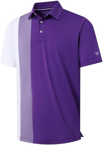 M MAELREG Mens Golf Polo Shirts Short Sleeve Dry Fit Casual Performance Moisture Wicking Color Block Polo Shirts for Men in Saudi Arabia