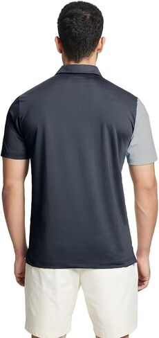 M MAELREG Mens Golf Polo Shirts Short Sleeve Dry Fit Casual Performance Moisture Wicking Color Block Polo Shirts for Men in Kuwait