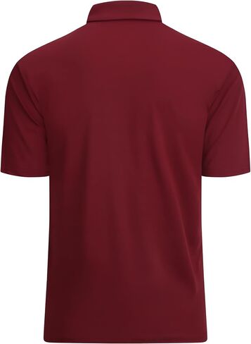 Alex Vando Mens Striped Golf Shirt Moisture Wicking Quick-Dry Sports Polo Shirts in Saudi Arabia
