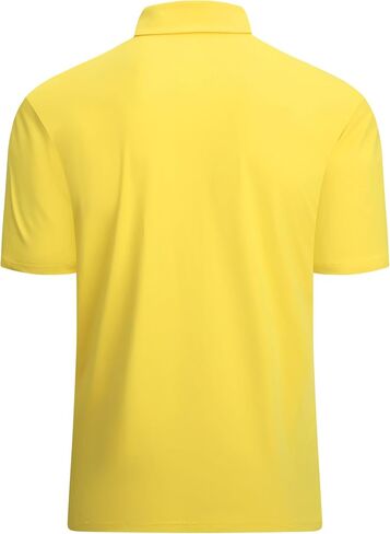 Alex Vando Mens Striped Golf Shirt Moisture Wicking Quick-Dry Sports Polo Shirts in Saudi Arabia