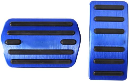 Non-Slip Performance Foot Pedals Pads Auto Aluminum Pedal Cover and Gas Pedal Pads Kit Fit for Ford Maverick 2022 Gas Brake Pedal Cover Automotive Accessories(Black) in Saudi Arabia