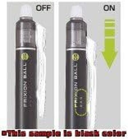 Pilot FriXion Ball Knock Retractable Erasable Gel Ink Pens, Extra Fine Point 0.7mm, Violet Ink, 3 Pens & 6 Refills Value Set in Kuwait