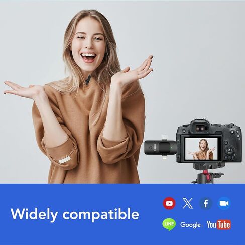 RGBlink 3 in 1 Wireless Microphone, Mini Microphone Wireless in Saudi Arabia
