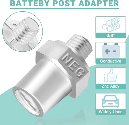 محول عمود جانبي للبطارية 3/8 بوصة، محول طرفي للبطارية التلقائي، محول عمود البطارية السلبي الإيجابي in Kuwait