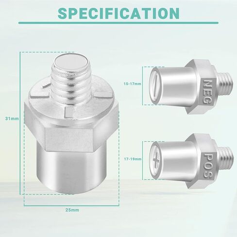 محول عمود جانبي للبطارية 3/8 بوصة، محول طرفي للبطارية التلقائي، محول عمود البطارية السلبي الإيجابي in Kuwait