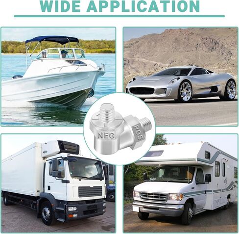 محول عمود جانبي للبطارية 3/8 بوصة، محول طرفي للبطارية التلقائي، محول عمود البطارية السلبي الإيجابي in Kuwait