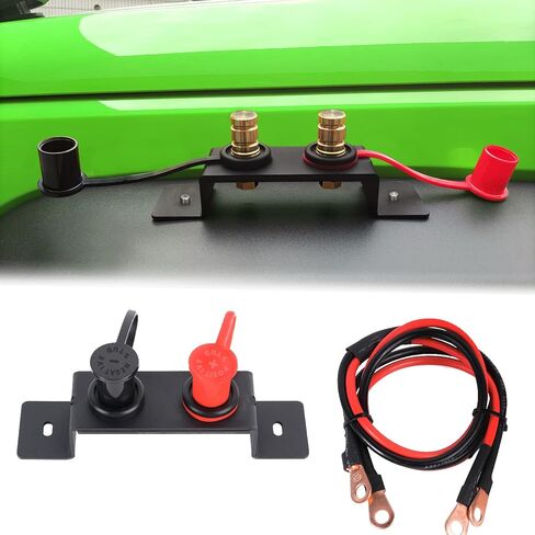 UTV Car Slingshot Battery Jump Post، شحن البطارية عن بعد ومجموعة نقل أطراف بطارية القفز لـ UTV ATV Can-Am X3 Car Trucks RV Tractor Mower Boat، يناسب فتحات المصنع والأجهزة in Kuwait