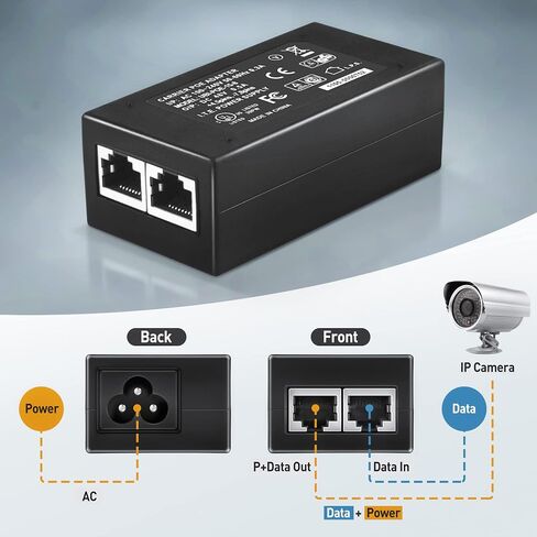 Active PoE Splitter Adapter 48V to 12V IEEE 802.3af in Kuwait