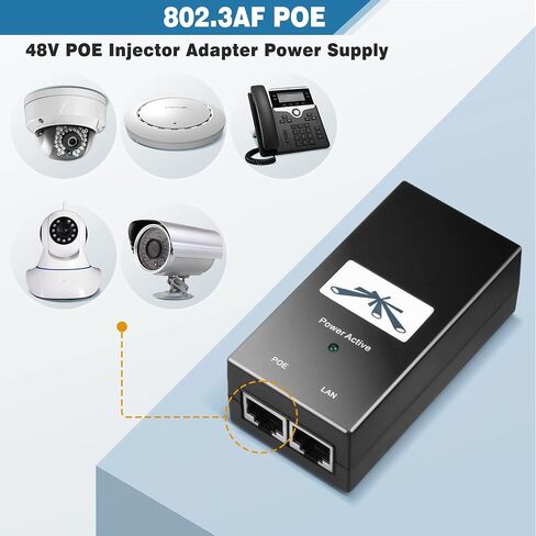 Active PoE Splitter Adapter 48V to 12V IEEE 802.3af in Kuwait