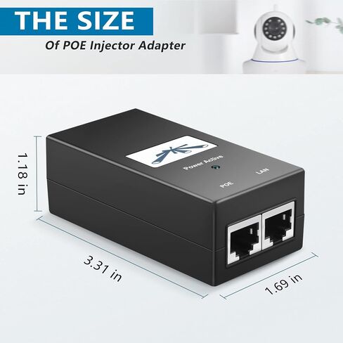 Active PoE Splitter Adapter 48V to 12V IEEE 802.3af in Kuwait