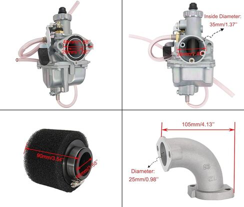 مكربن ​​VM22 26 مللي متر لـ SSR Mikuni125cc 110cc 140cc Lifan YX Zongshen Pit Dirt Bike XR50 CRF70 Apollo DHZ | دراجة بيت كارب من IVONNEY Y-14021 in Kuwait