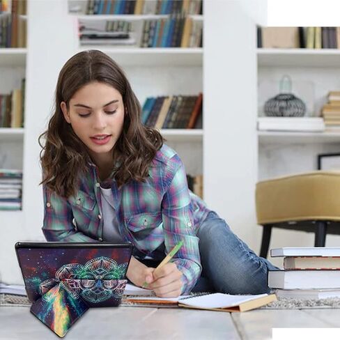 حافظة لجهاز Kindle Paperwhite الجيل الحادي عشر 2021 مقاس 6.8 بوصات، غطاء قماشي ممتاز مع تنبيه/غفو تلقائي وزوايا عرض متعددة لجهاز Kindle Paperwhite مقاس 6.8 بوصات للقارئ الإلكتروني Kindle Paperwhite & Signature Edition (Mandula Galaxy) in Kuwait