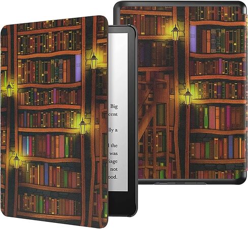 SaharaCase Folio Case Kindle Paperwhite (11th Generation 2021-2023 Release) [Shockproof Bumper] Kickstand PU Leather Rugged Protection Anti-Slip Grip (Black) in Saudi Arabia