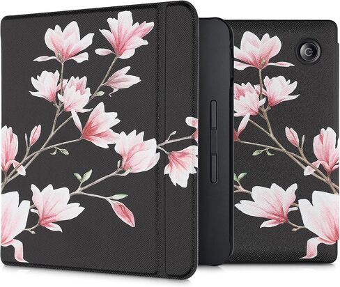 kwmobile Case Compatible with Kobo Libra H2O Case - eReader Cover - Travel Black/Multicolor in Saudi Arabia