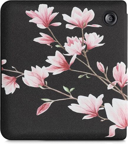 kwmobile Case Compatible with Kobo Libra H2O Case - eReader Cover - Travel Black/Multicolor in Saudi Arabia