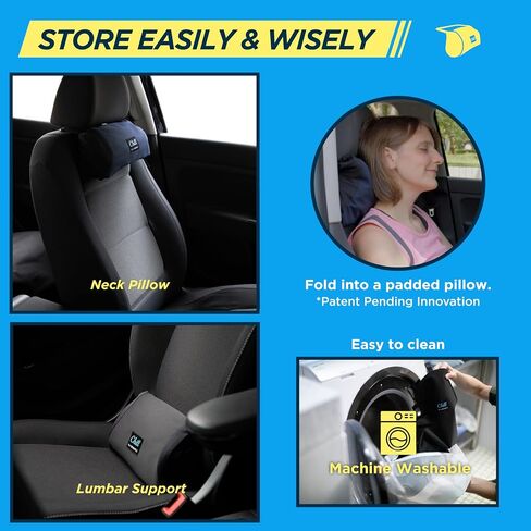 Waterproof Car Seat Cover - Washable & Deodorant Sweat Protector for Post Workout, Women Men Dogs' Universal Seat Covers for Cars Trucks SUV, Use as Neck Pillow in Saudi Arabia