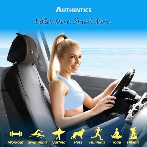 Waterproof Car Seat Cover - Washable & Deodorant Sweat Protector for Post Workout, Women Men Dogs' Universal Seat Covers for Cars Trucks SUV, Use as Neck Pillow in Saudi Arabia