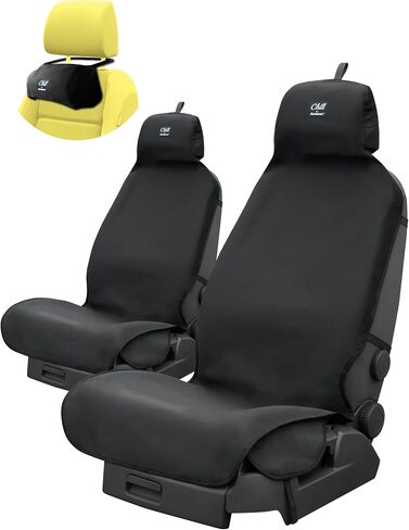 Waterproof Car Seat Cover - Washable & Deodorant Sweat Protector for Post Workout, Women Men Dogs' Universal Seat Covers for Cars Trucks SUV, Use as Neck Pillow in Saudi Arabia