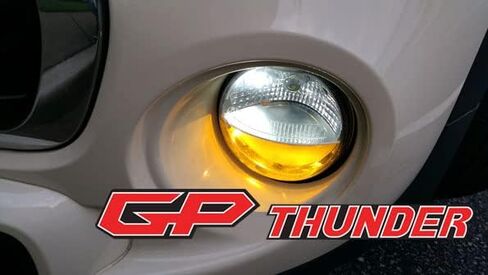 GP Thunder H15 3500K ذهبي أصفر JDM 15 / 55W لمبات زينون هالوجين كوارتز زجاجية متوافقة مع الشعاع العالي - الجري أثناء النهار جولف تيغوان in Kuwait