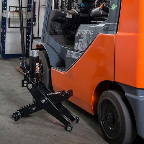 BIG RED TR1147 Torin Dual Position Hydraulic Forklift Service/Floor Jack, 5 Ton (10,000 lb) Capacity, black in Saudi Arabia