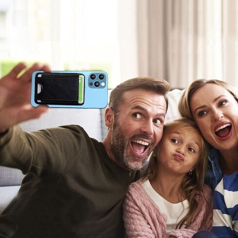 محفظة مغناطيسية للمغناطيس، محفظة مغناطيسية لهاتف iPhone 14/13/12، محفظة جلدية مغناطيسية، حامل بطاقة مغناطيسية لظهر iPhone 14 Pro Max/14 Pro/14/14 Plus/13/12 (PU أسود) in Kuwait