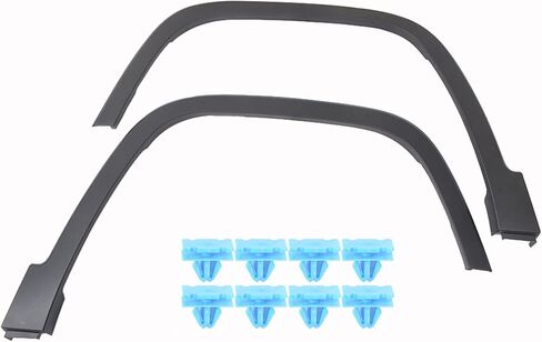 WFLNHB Set of 2 Plastic Front Left Right Side Fender Flares Set Replacement for 2014-2018 Cherokee CH1291111 CH1290111 68210314AE 68210315AE in Saudi Arabia