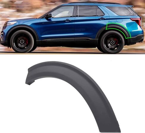 Wheel Fender Flare Molding Trim Fit for Explorer 2020 2021 (Rear Left Side) in Saudi Arabia
