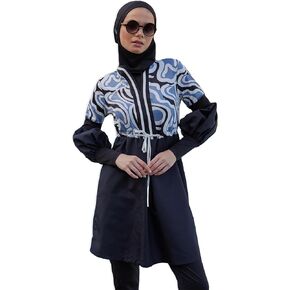 Modest Swimwear for Women 3-Piece Set | Swimsuit Suit Cover Set | Long Sleeve Burkini Set | Full Cover Hijab ​Bathing Suit