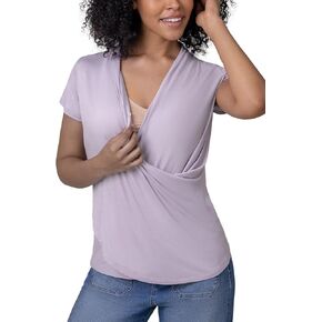 Kindred Bravely Draped Nursing Top | Breastfeeding & Pumping Shirt