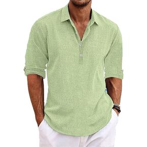Marco Luca Classic Shirt Men, Ffmani Shirts, 2025 New in-Men's Shirts Linen Shirt Summer Shirt