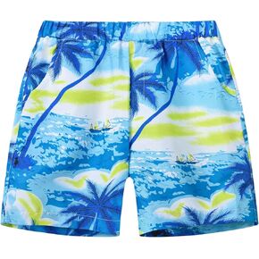 Boys Swim T𝗿unks Summer Qui𝐜k Dry Swim Shorts Toddler Board Short Bathing Suit Kids Swimsuit Youth Swimwear