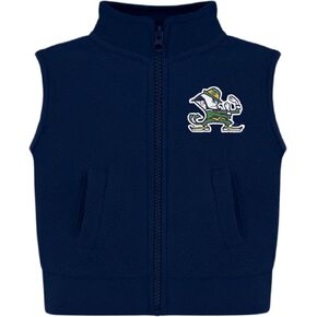 Creative Knitwear College Baby Polar Fleece Vest - Team Logo, Multiple Colors, for Boys & Girls (12 Mos - 6 Yrs)