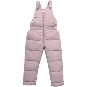 Baby Toddlers Snow Bib Overalls Winter Warm Pants Kids Insulated Trousers Skiing Pants Overall Jumpsuit